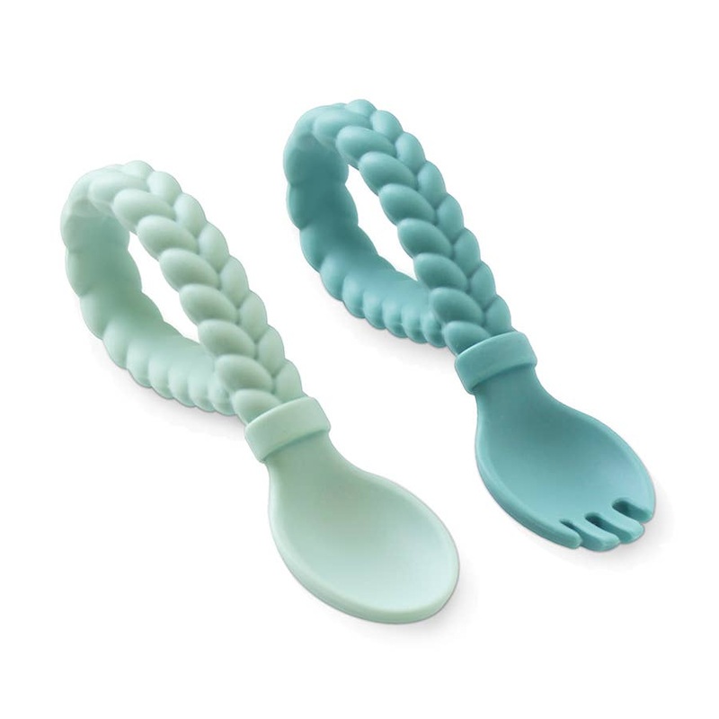 Sweetie Spoons – Spoon + Fork Set (Various Colors) Mint