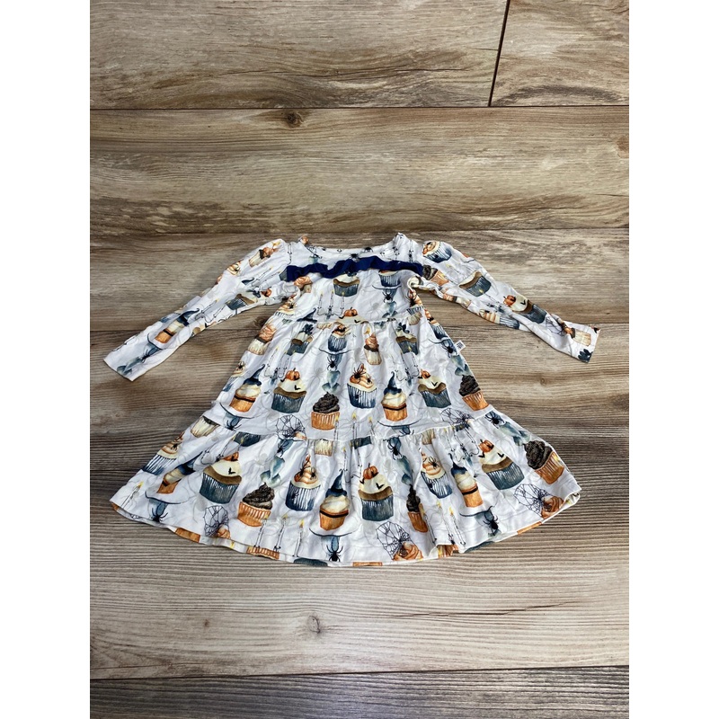 Tiny Roots Tiered Cupcake Dress White sz 18-24m White 18m