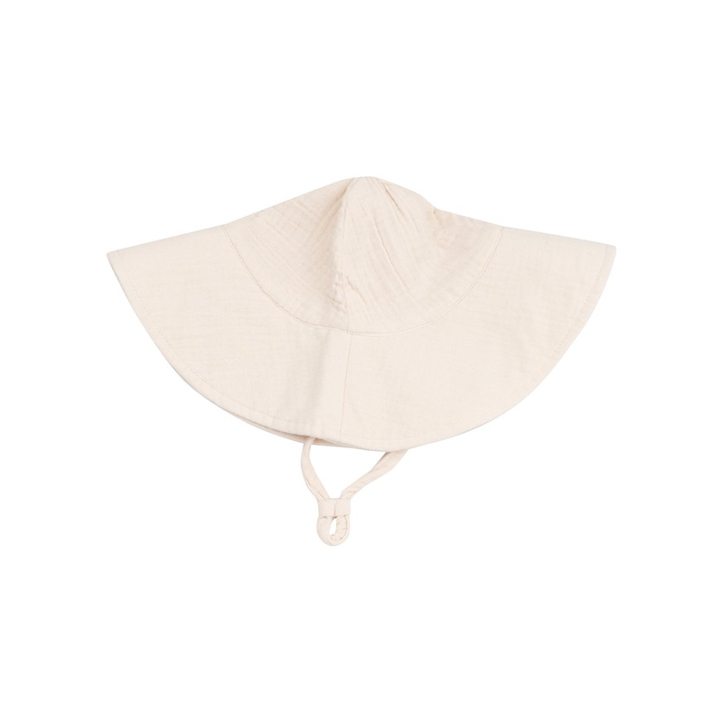 Wide Brim Sunhat – White Swan 0-6m