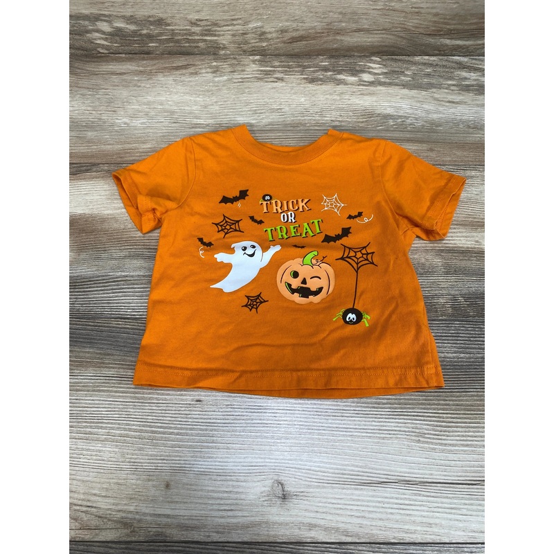 Wonder Nation “Trick or Treat” Shirt Orange Sz 12m
