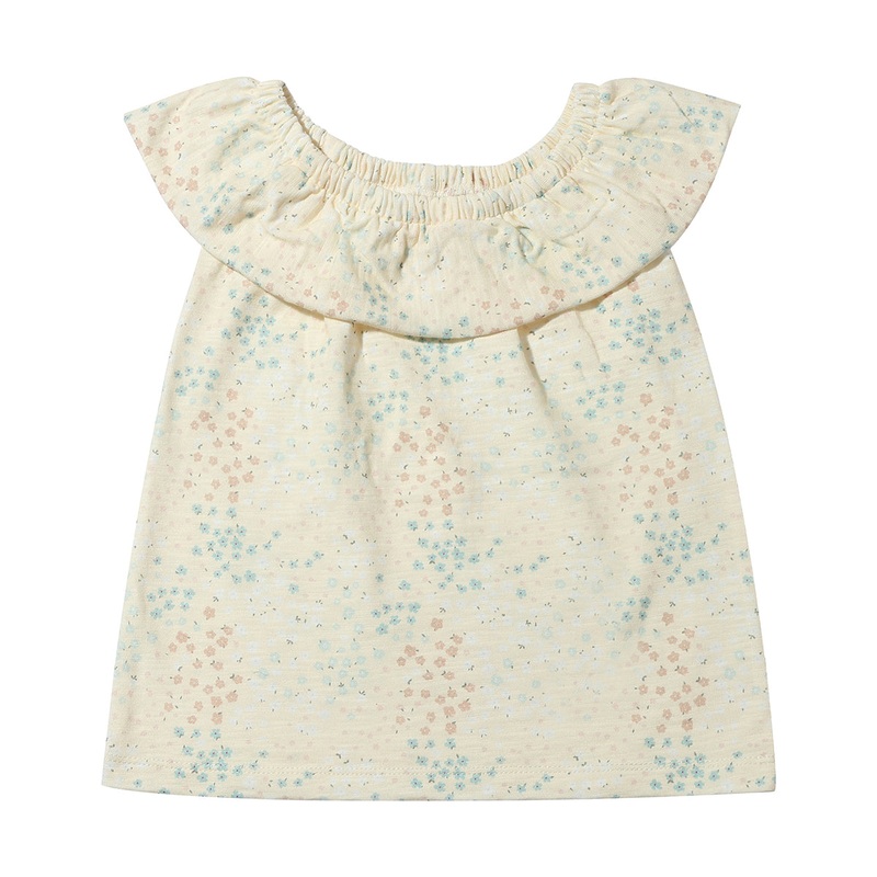 Zoe Top – Natural Spring Floral 12-18m