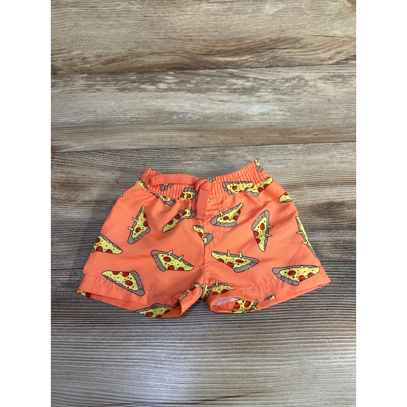 Beetle & Thread Pizza Swim Trunks Orange sz 3m Orange 3m Boys