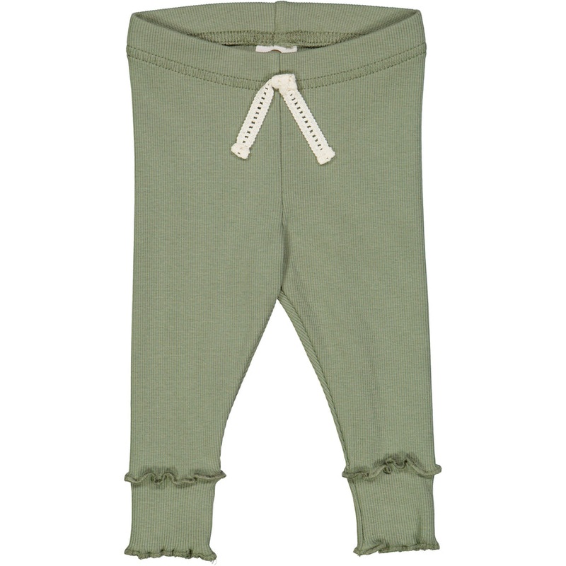 Cozy Me Rib Baby Leggings – Poetry Green 0-3m