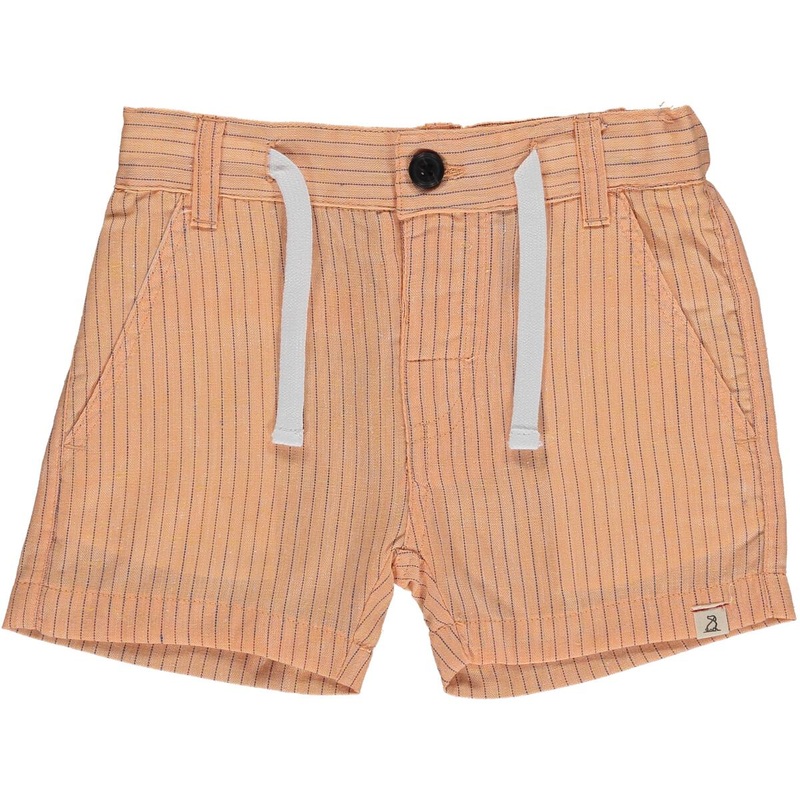 Crew Shorts – Apricot/Navy 12-18m