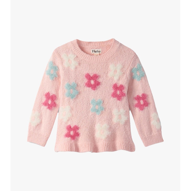 Pretty Sweater – English Rose Flowers 3-6m