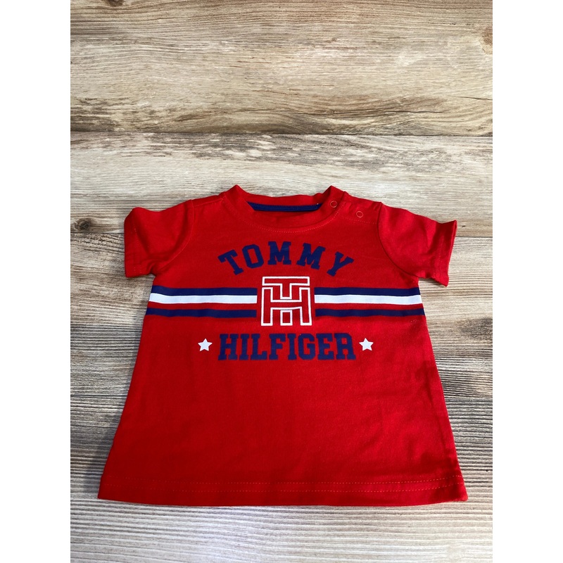 Tommy Hilfiger Logo Shirt Red sz 12m Red 12m