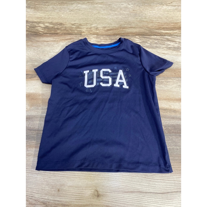 All In Motion USA Shirt Navy sz 4-5T Navy 4T