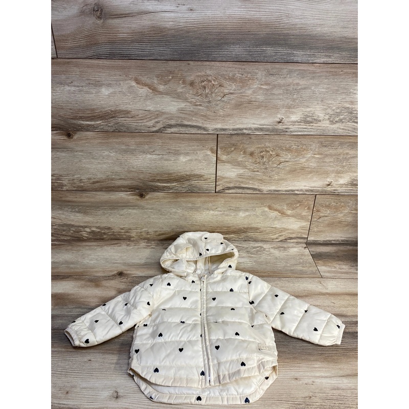 Baby Gap Recycled Lightweight Puffer Jacket Cream sz 12-18m Cream 12m