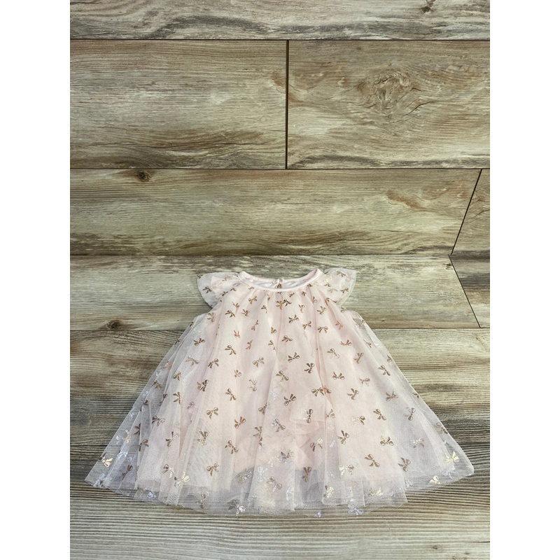 Baby Starters Bow Bodysuit Tulle Dress Pink sz 9m Pink 9m