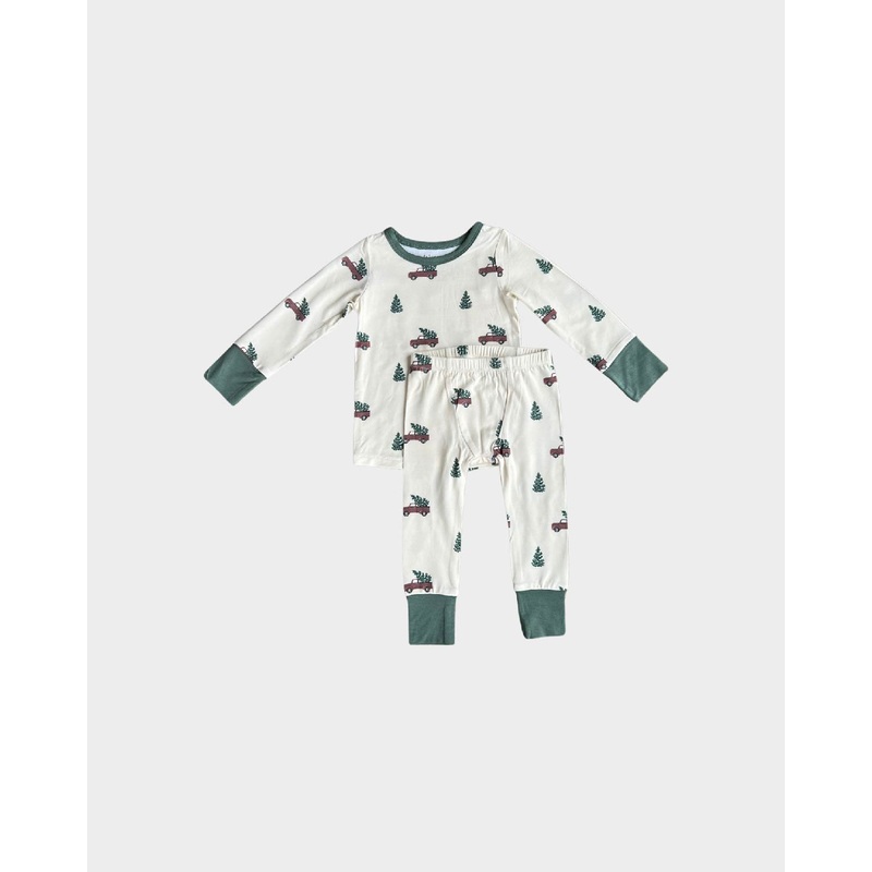 Bamboo Lounge Set – Christmas Truck 12-18m