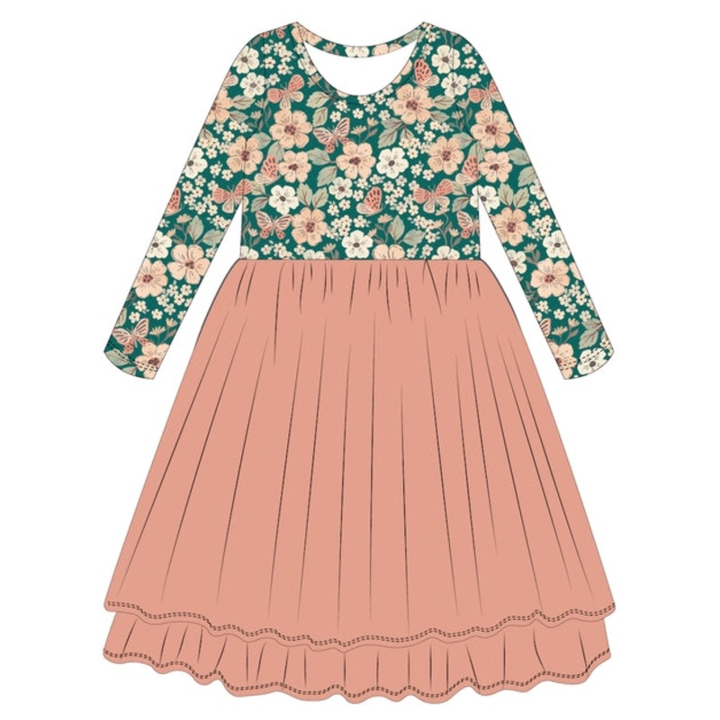 Bamboo + Tulle Dress – Juniper 2T