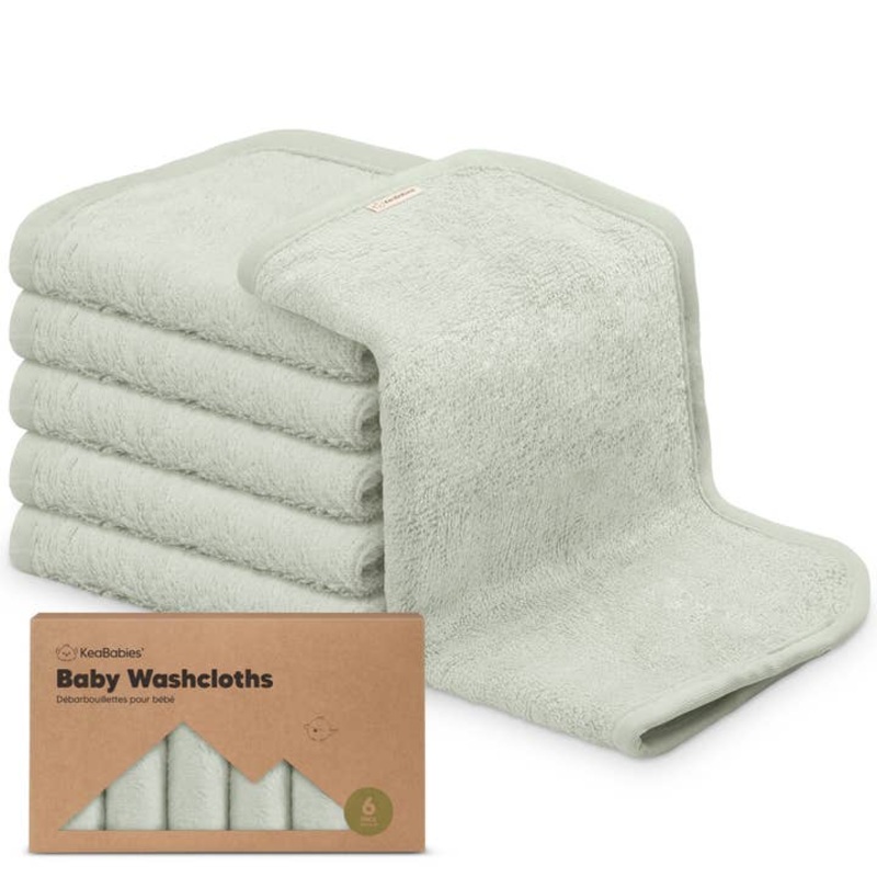 Deluxe Baby Washcloths – Dove
