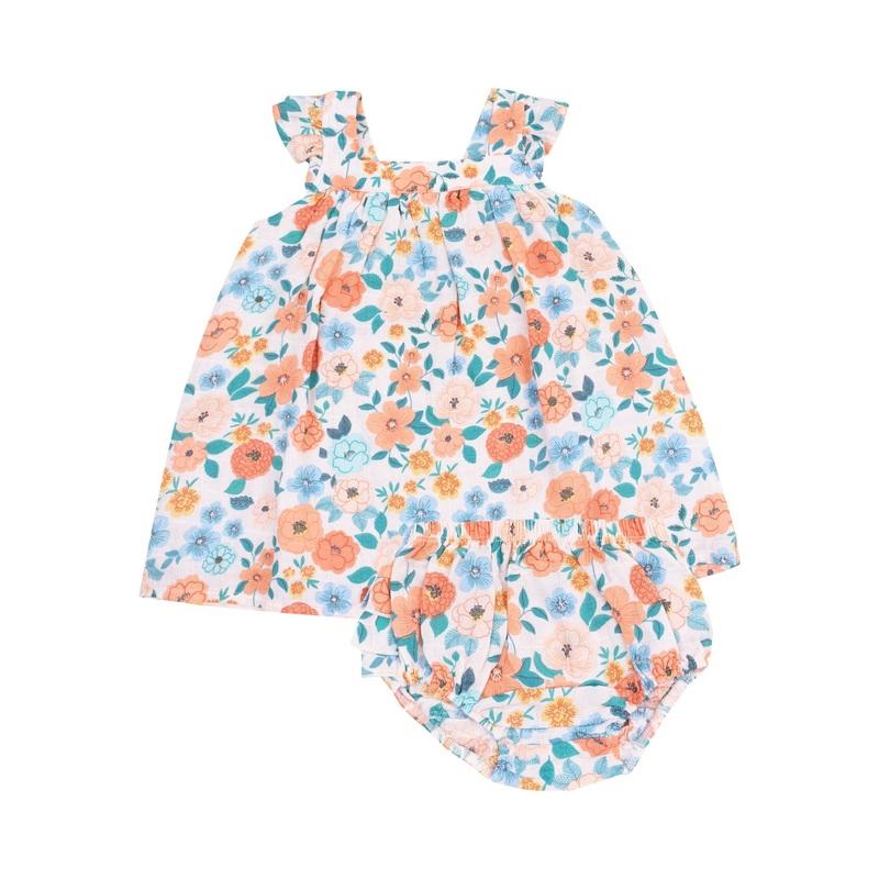 Sundress and Diaper Cover – Flower Cart 2T
