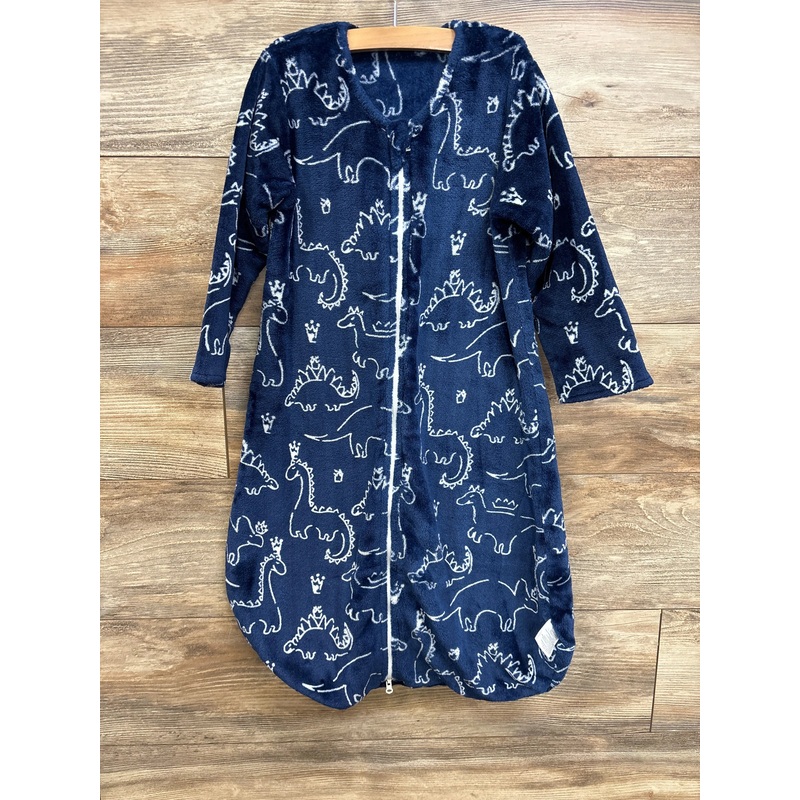 Yoofoss Dinosaur Fleece Sleep Sack Blue sz 12-18m Navy 12m