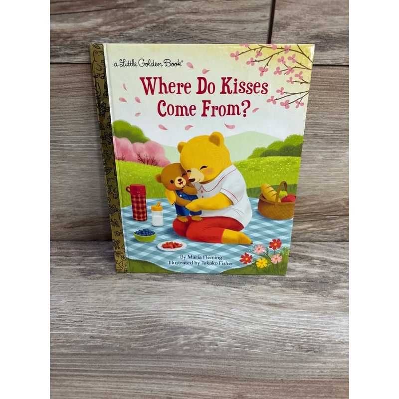 A Little Golden Book Where Do Kisses Come From? Hardcover
