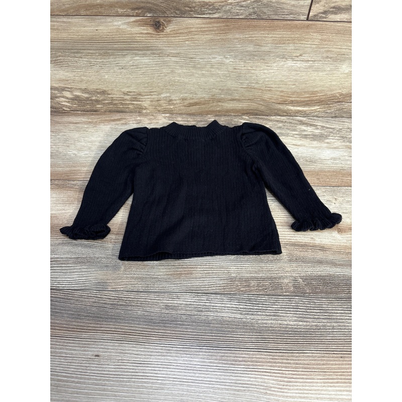 Baby Gap Puff Sleeve Shirt Black sz 3-6m Black 3m