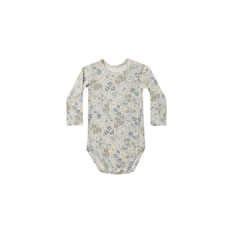 Bamboo Long Sleeve Bodysuit – Winter Garden NB