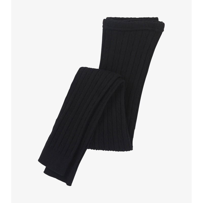 Cable Knit Leggings – Black 0-6m