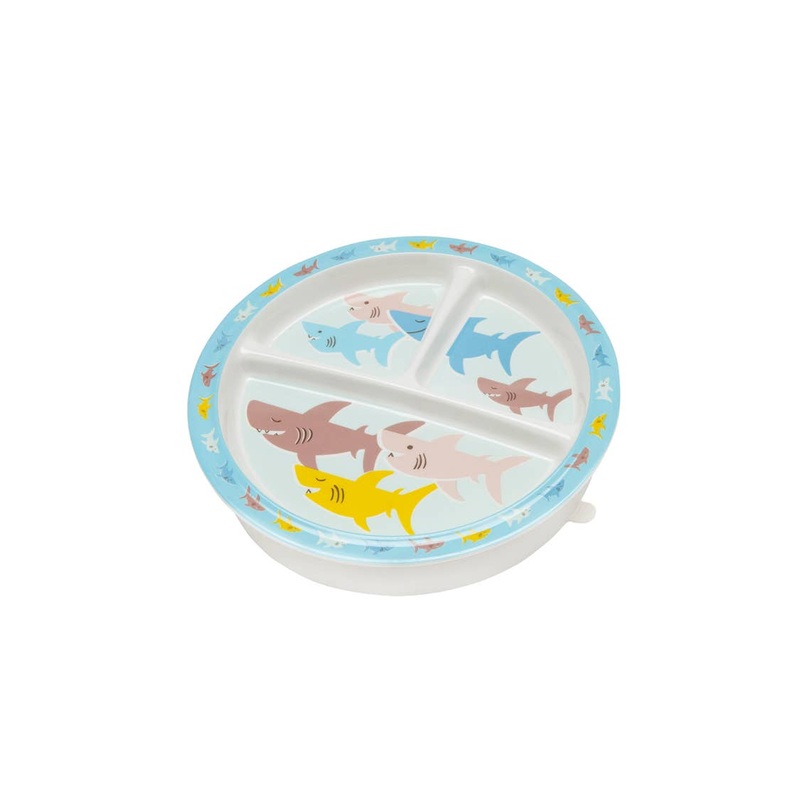 Divided Suction Plate – Smiley Shark