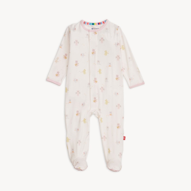 Modal Magnetic Footie – Pink Baby Beats PRE