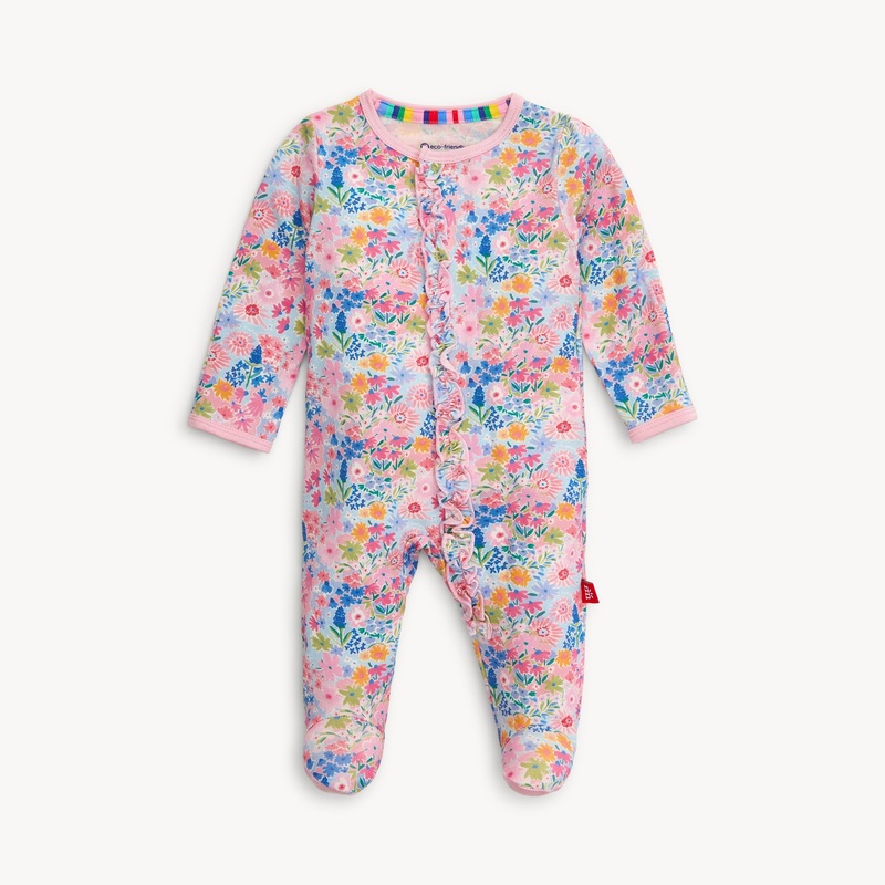 Modal Magnetic Ruffle Footie – Lily NB