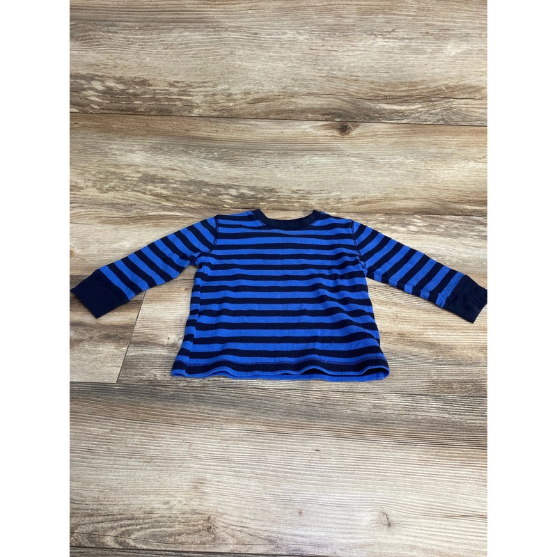 Baby Gap Striped Thermal Shirt Blue sz 18-24m Blue 18m