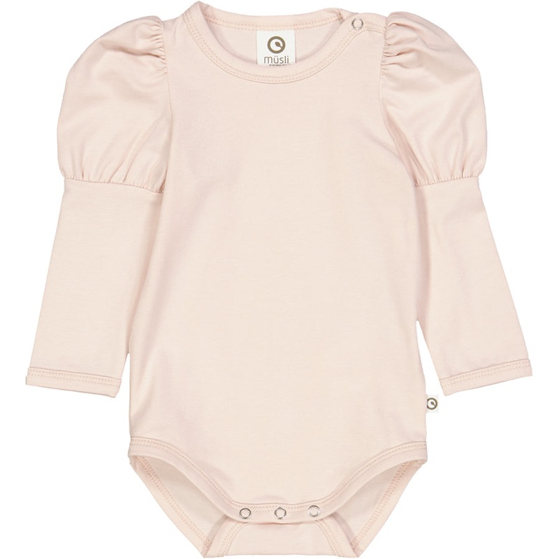 Cozy Me Puff Long Sleeve Bodysuit – Nightingale 0-3m