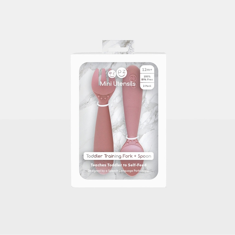 ezpz Mini Utensil Set – Various Colors Blush