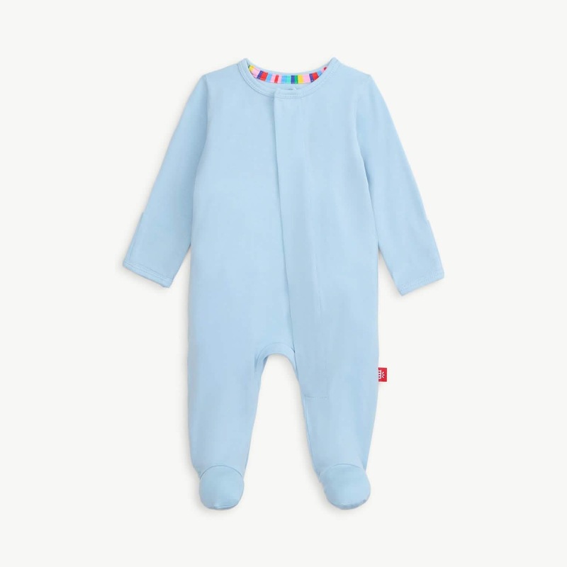 Modal Magnetic Footie – Baby Blue NB