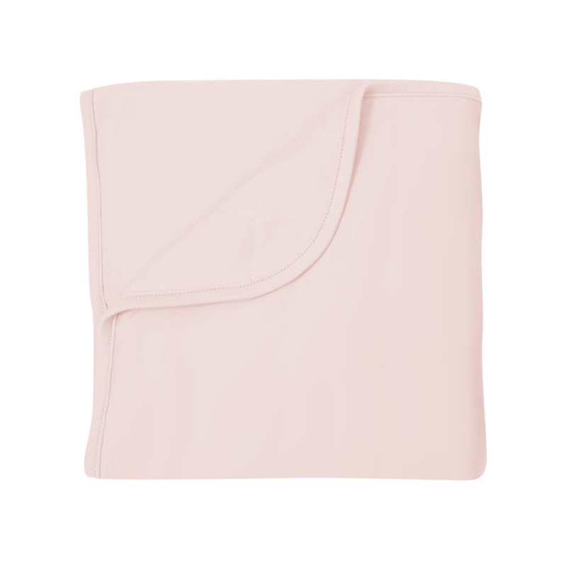 Bamboo Baby Blanket – Solid (Various Colors) Blush