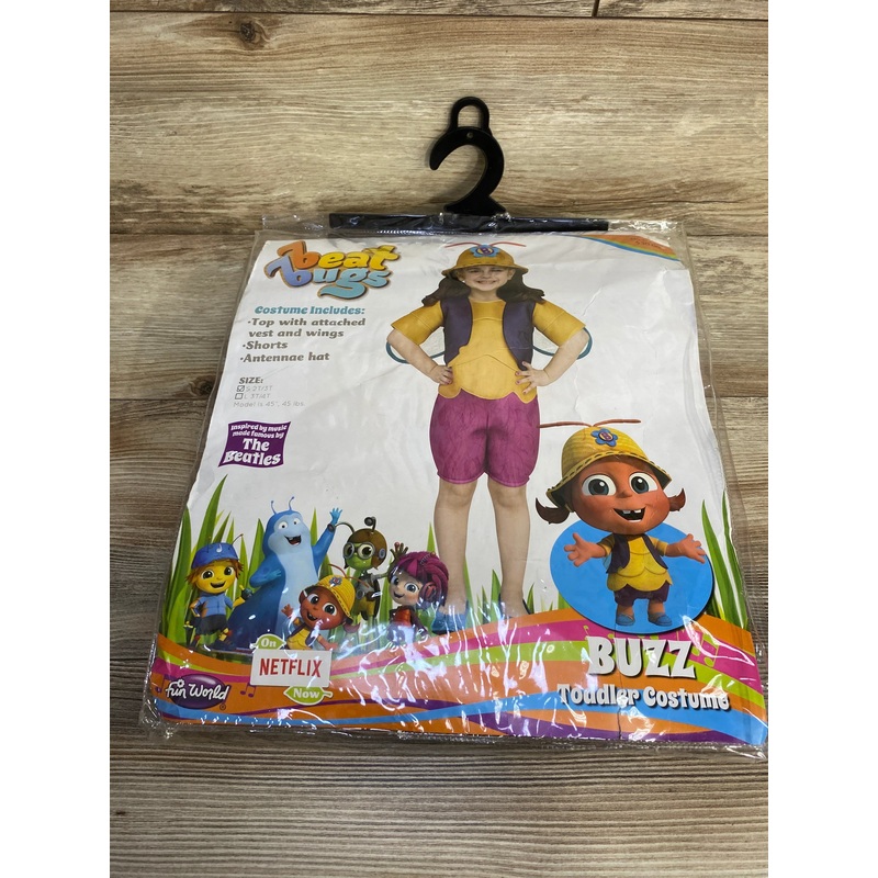 Beat Bugs Buzz Costume sz 2-3T Multicolor 2T