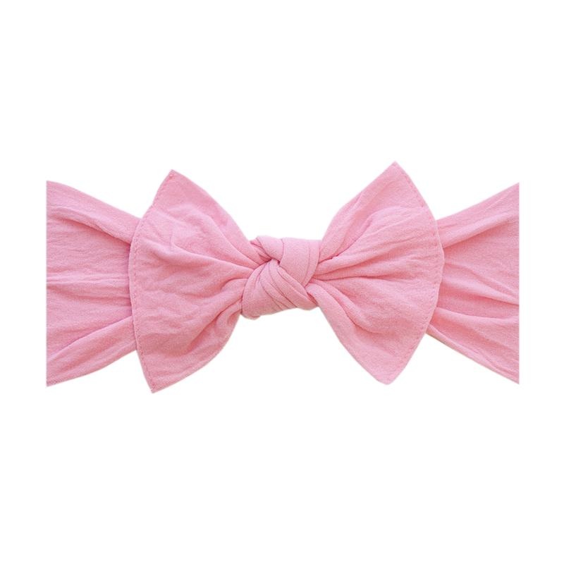Classic Knot Bow Headband – Various Colors Bubblegum