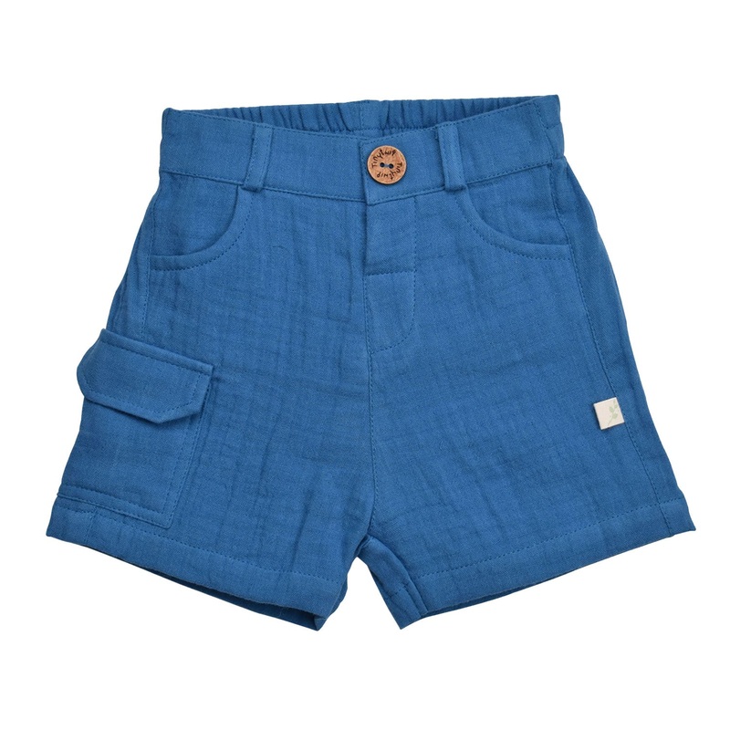 Crinkle Board Shorts – Faience 6-12m