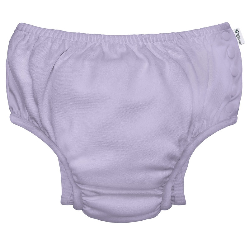 Eco Snap Swim Diaper with Gussets – Lavender 6m