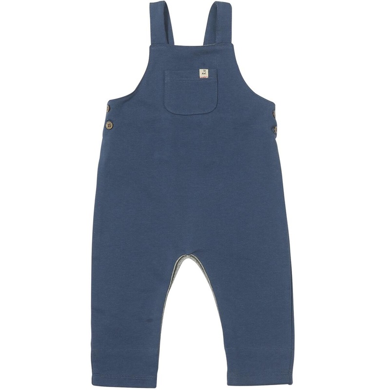 Gleason Overalls – Blue Jersey 0-3m