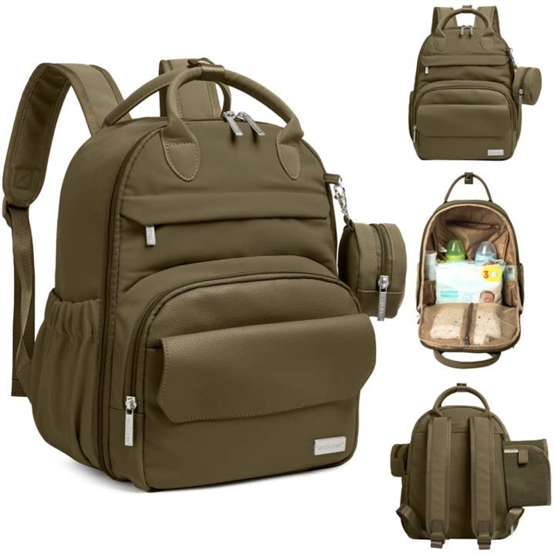 Play Diaper Bag – Dark Olive