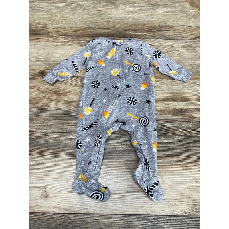 Way To Celebrate Halloween Candy Sleeper Grey Sz 3-6m