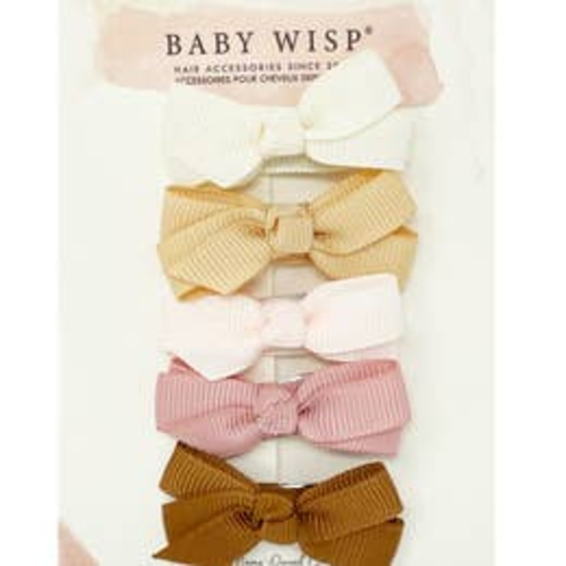 Chelsea Boutique Snap Clip Set Of 5 – Various Color Sets Sand Castle