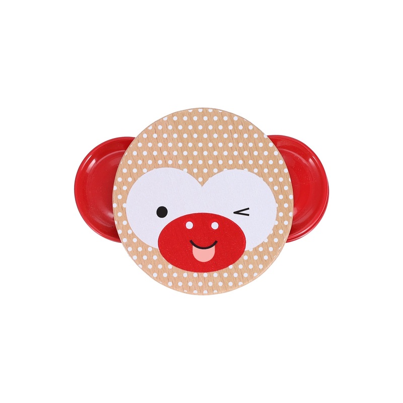 Shake and Play: Wooden Tambourine