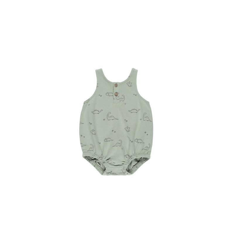 Sleeveless Bubble Romper – Dino 0-3m