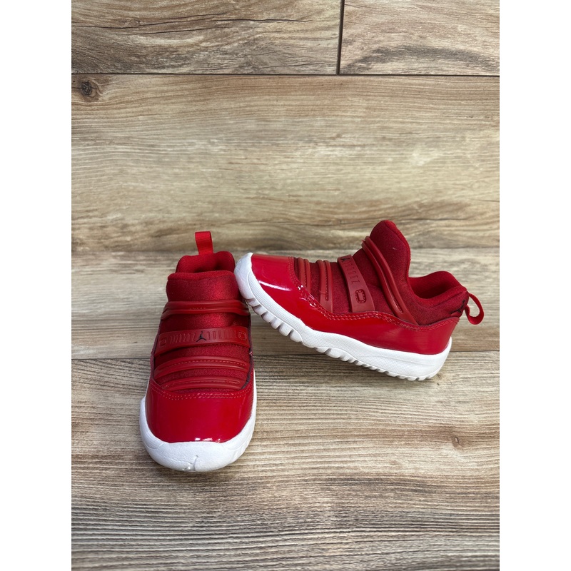 Air Jordan 11 Retro Little Flex TD ‘Gym Red’ Sneakers sz 8c