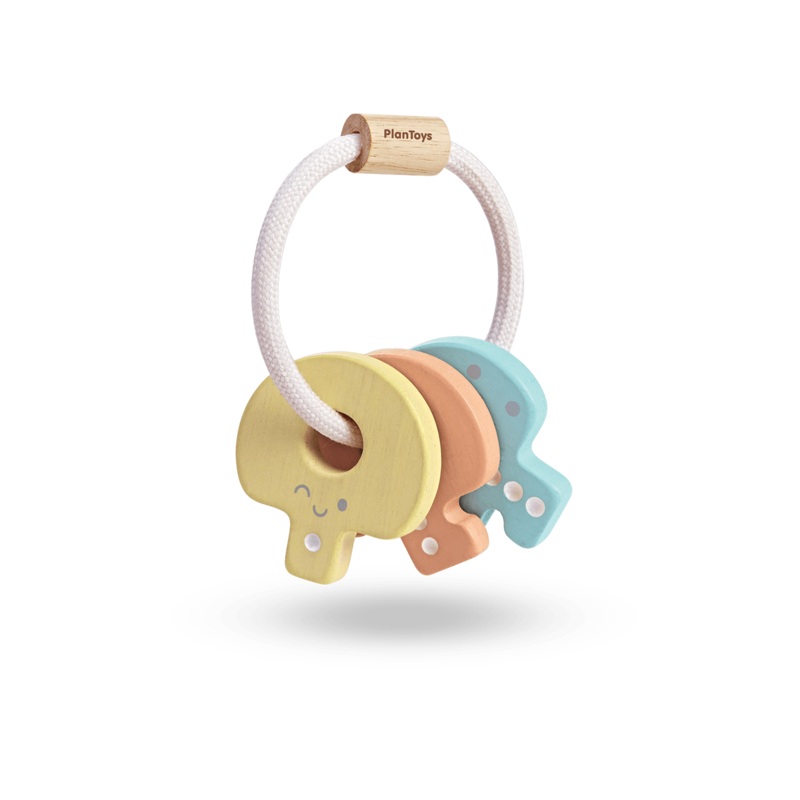 Baby Key Rattle – Pastel