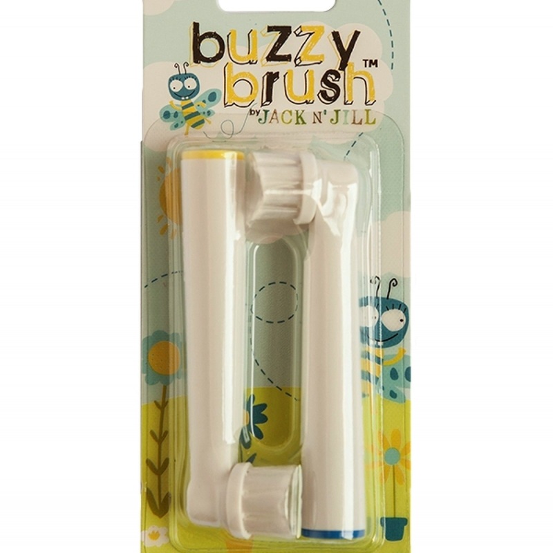 Buzzy Brush Replacement Heads (2019+) – 2 pack