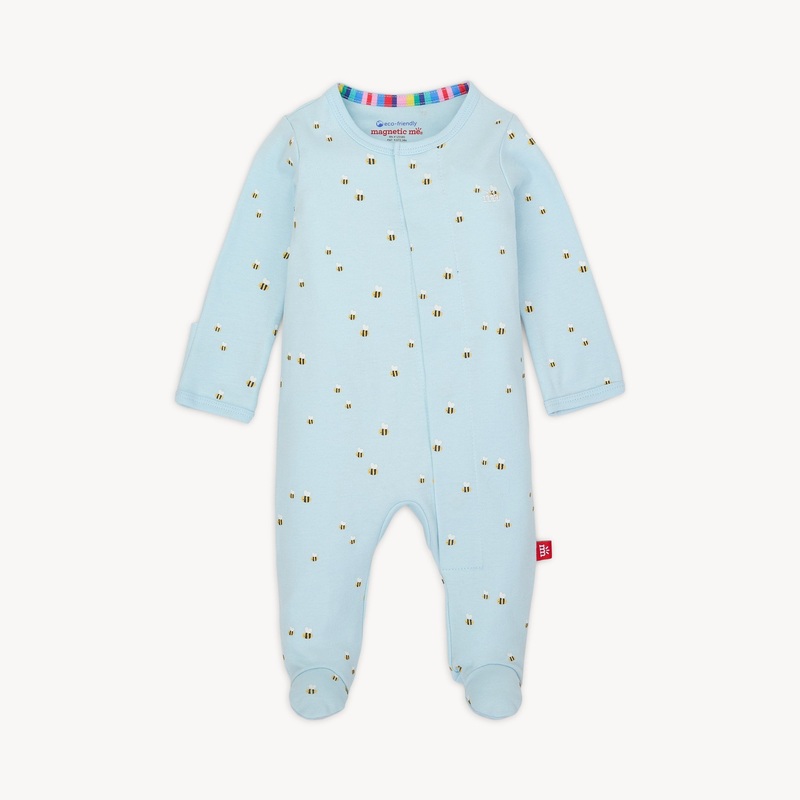 Organic Cotton Magnetic Footie – Honey Hill PRE