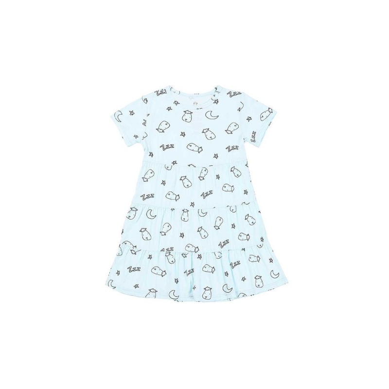 Baa Baa Sheepz Tiered Dress Sweet Dreams Baa Baa – Blue