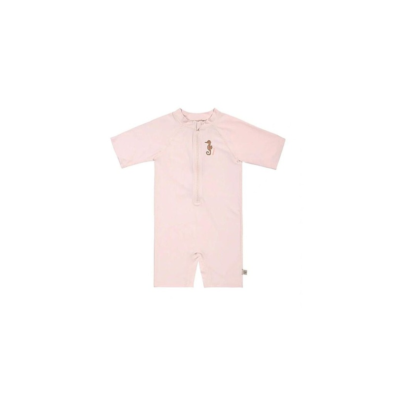 Lassig Short Sleeve Sunsuit – Seahorse Light Pink