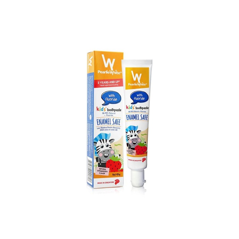 Pearlie White Enamel Safe Kids’ Fluoride Toothpaste