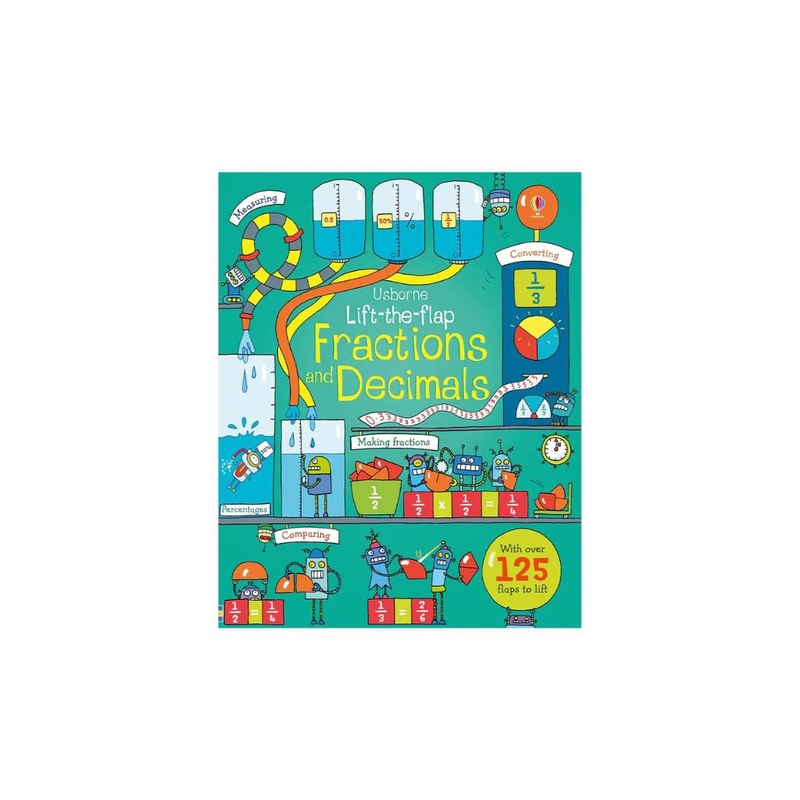 Usborne – Lift-The-Flap Fractions and Decimals Book