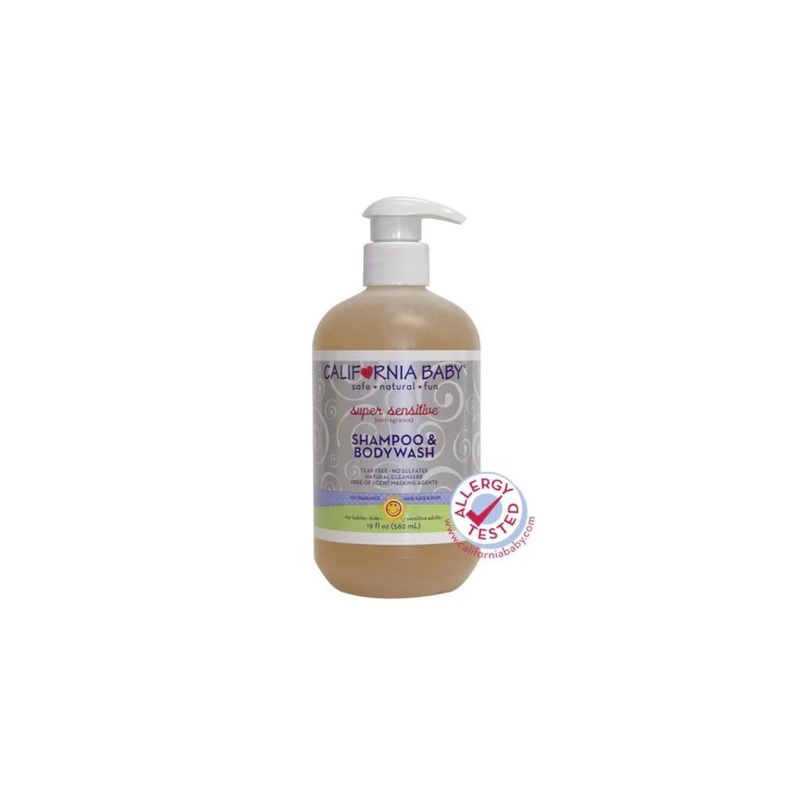 California Baby Super Sensitive  Shampoo & Bodywash 19oz/562mL