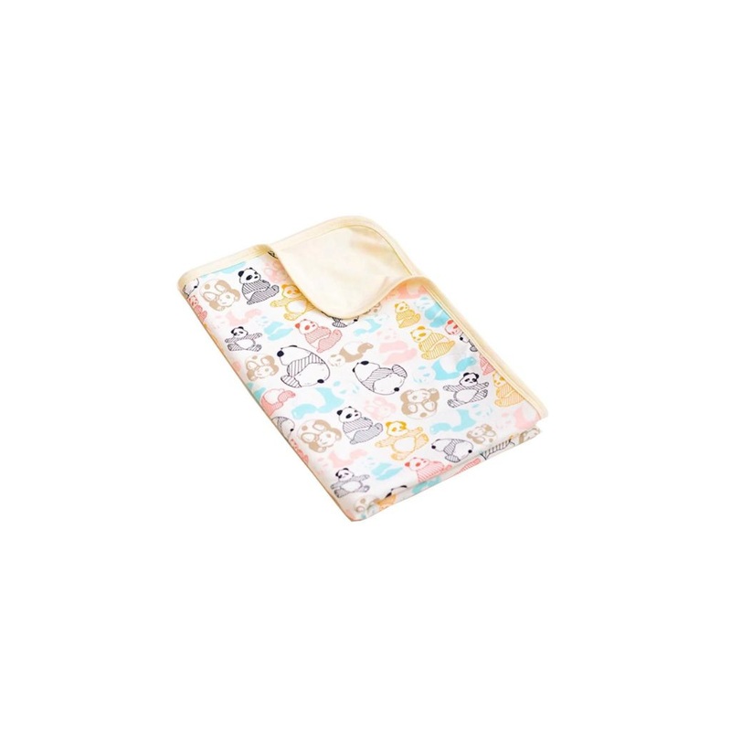 Elly Jersey Blanket – Pastel Pandas